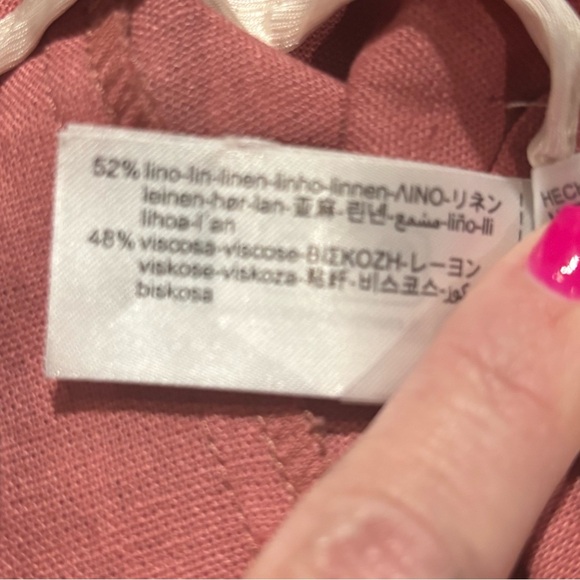 Zara Linen Blend High Waisted Shorts Size XS - Picture 5 of 5